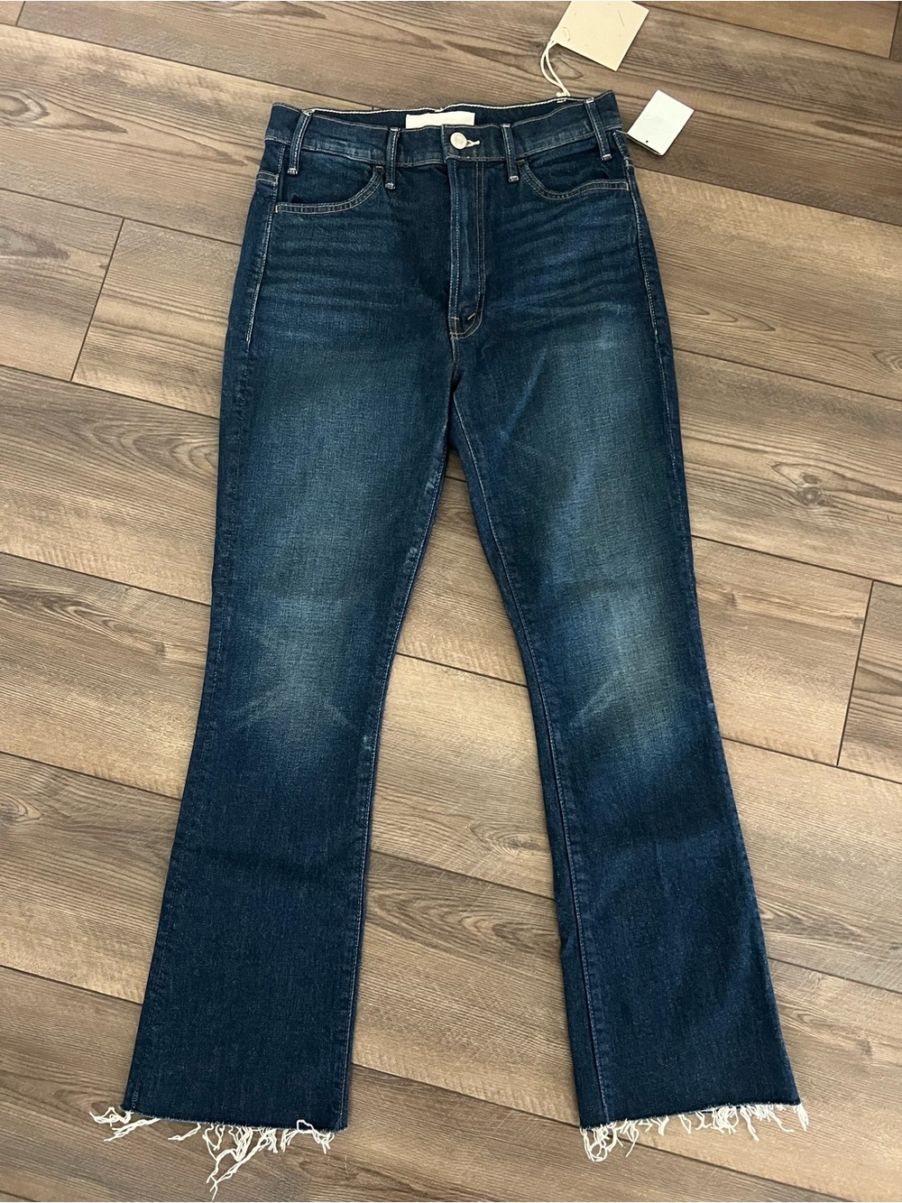 NWT The Hustler Flood Fray High Rise Jeans in Kicks And Riffs Sz 27
